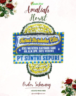 Papan Bunga Duka di Parik Rantang