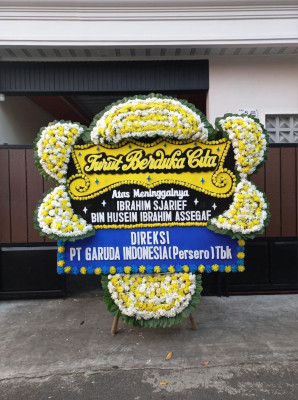 Papan Bunga Duka di Parik Rantang