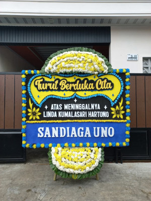 Papan Bunga Duka di Parik Rantang